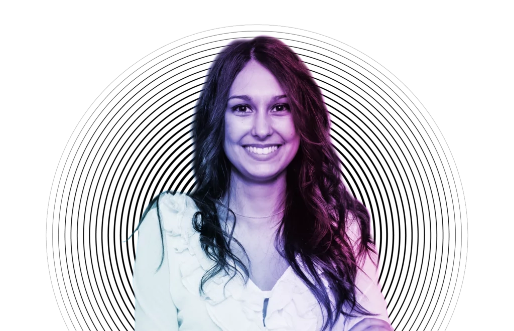 woman smiling