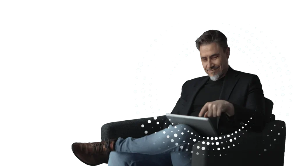 man smiling