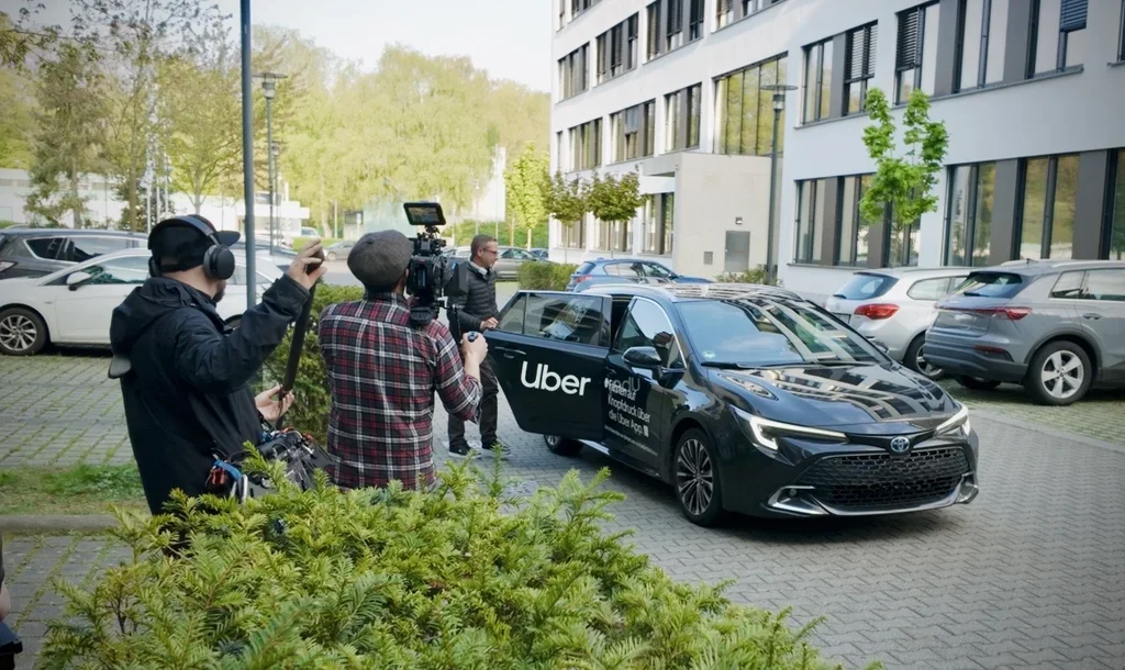 outside filming